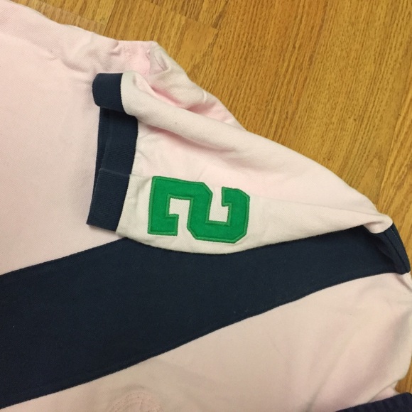 Men’s polo by Ralph Lauren size xl pink blue vntg - Picture 4 of 7